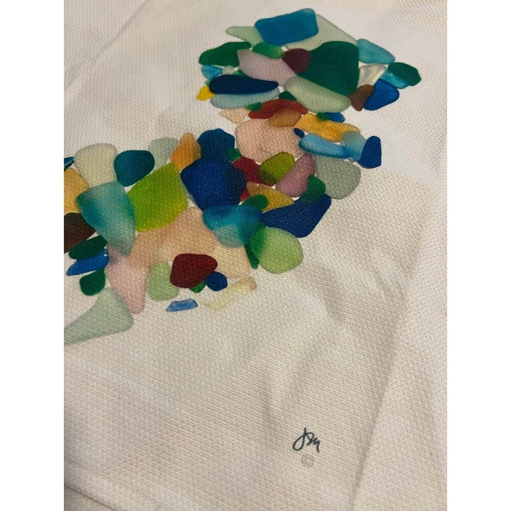 New Jersey State Seaglass Dish/Tea Towel - Picture 4 of 7